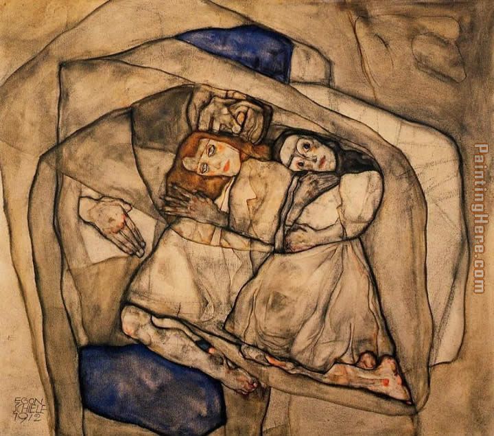 Conversion painting - Egon Schiele Conversion art painting Conversion painting - Egon Schiele Conversion art painting